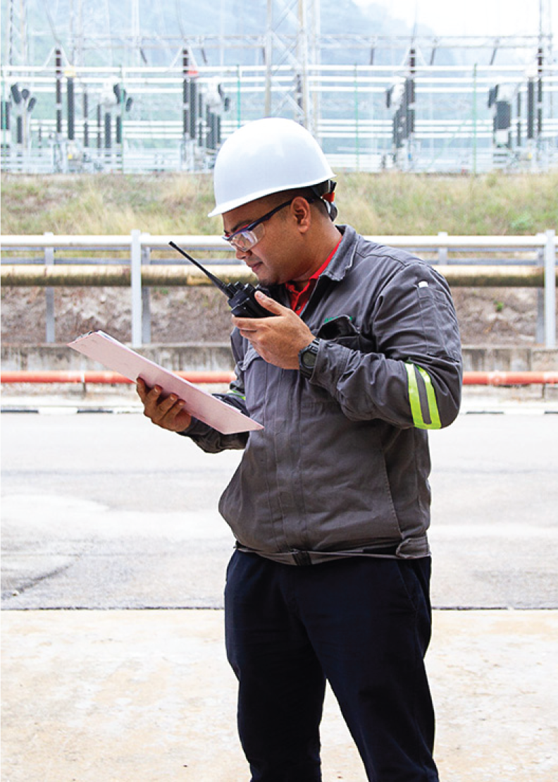 staff of Power plant maintenance services